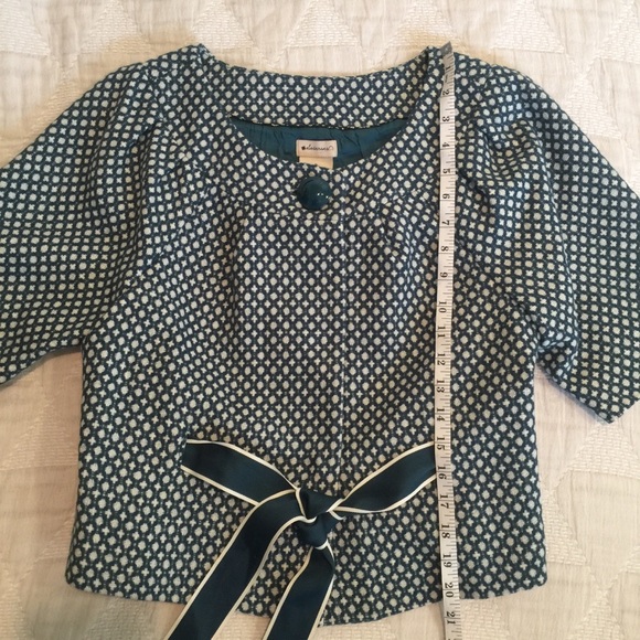 Anthropologie - Elevenses “Tea Cozy” Tweed Jacket - Picture 6 of 8